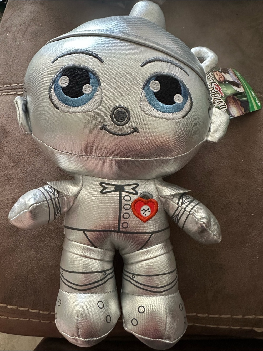 Silver Tin Man Plush Doll - Kids Stuffed Toy by